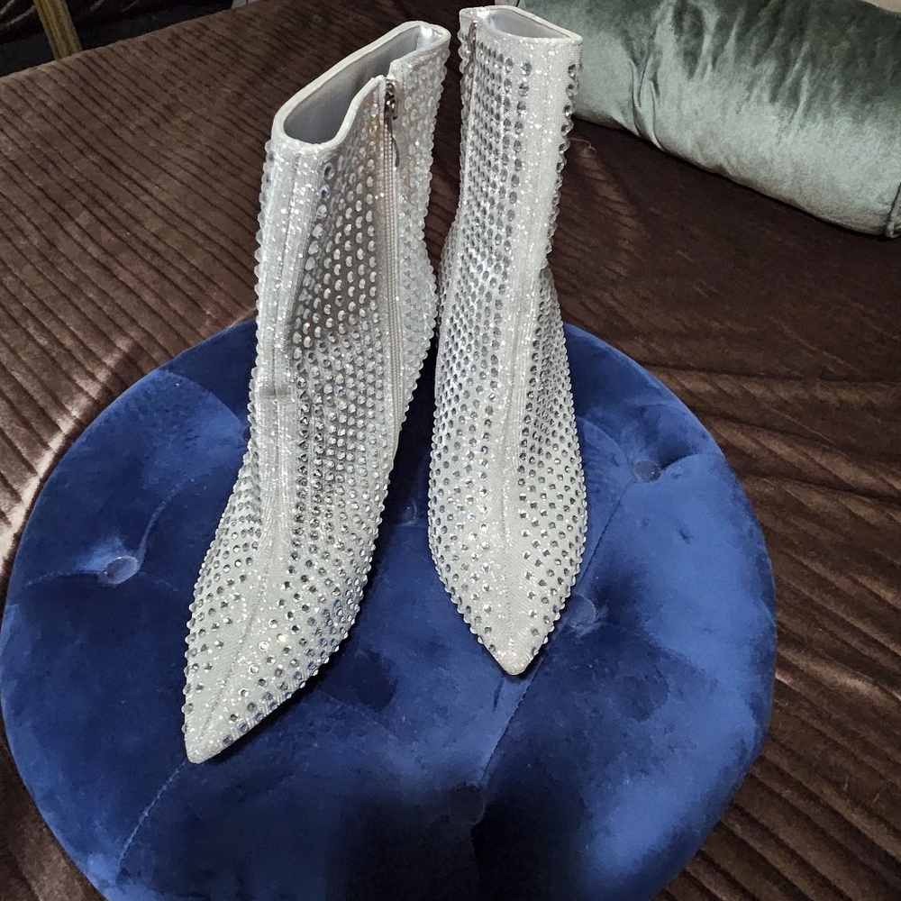 ELDITAS Stacy Rhinestone Booties - Picture 2 of 8